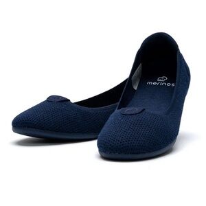 Merinos Women's Navy Blue Flats